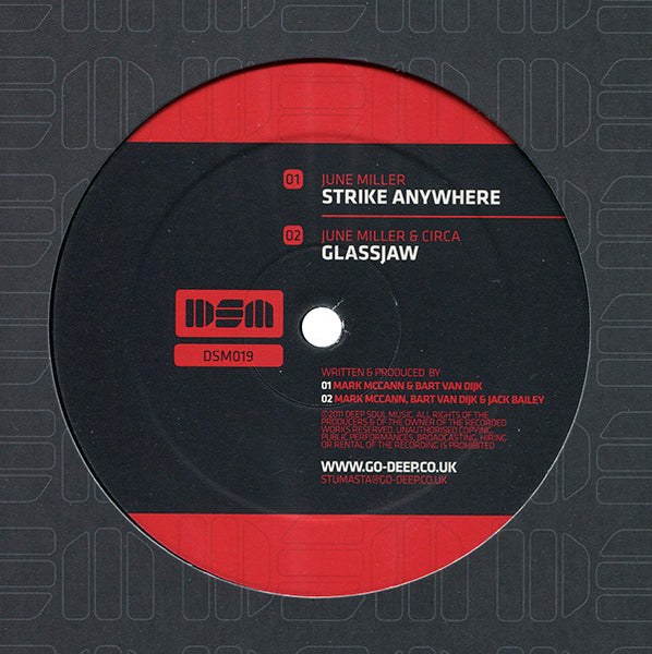 June Miller / June Miller & Circa (5) : Strike Anywhere / Glassjaw (12")