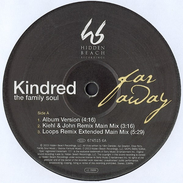 Kindred The Family Soul : Far Away (12")