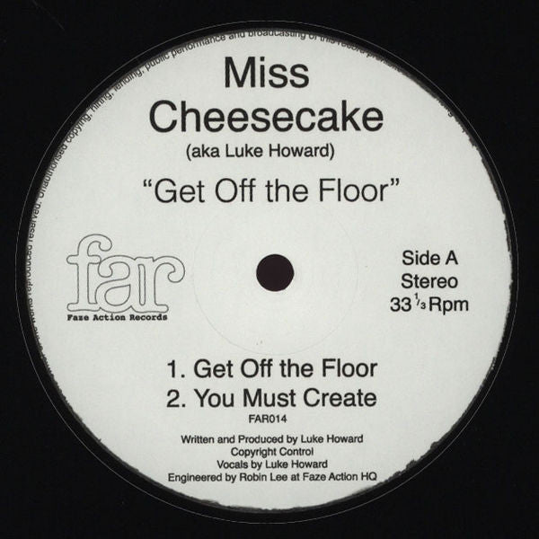 Miss Cheesecake : Get Off The Floor (12")