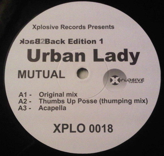 Urban Lady / Liason : Mutual / Since The Day (12", Promo)