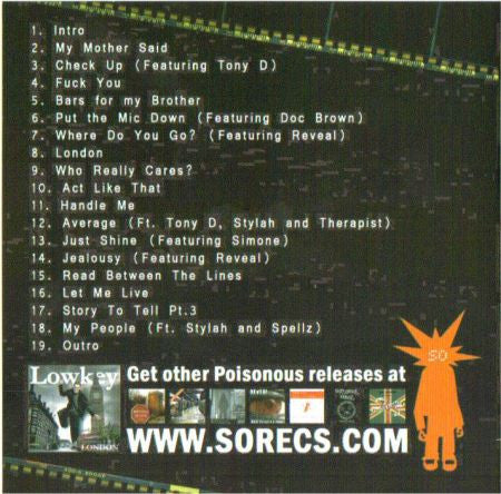 Lowkey : Key To The Game 3 (CD, Album)