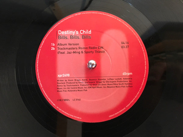 Destiny's Child : Bills, Bills, Bills (12", Promo)