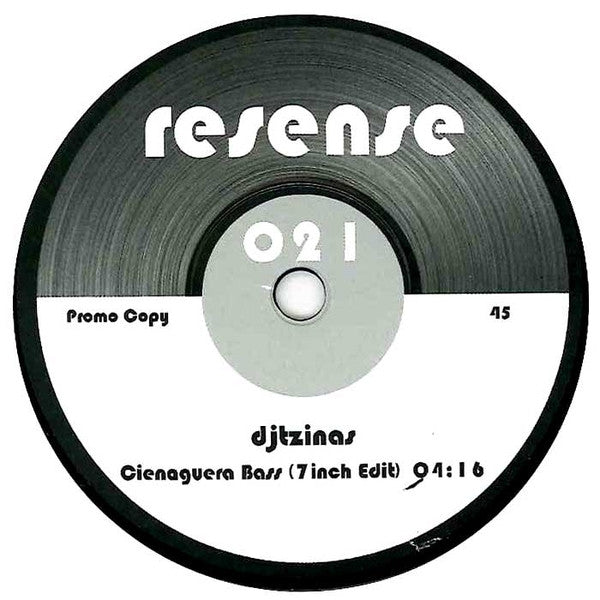 Djtzinas / Panama Cardoon : Cienaguera Bass / Carmen (7", Promo)
