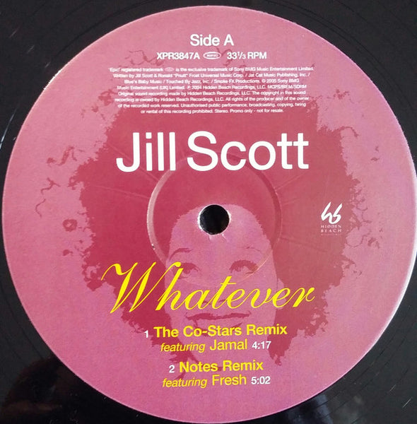 Jill Scott : Whatever (12", Promo)
