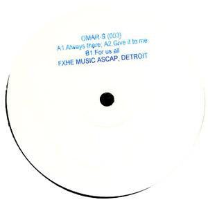 Omar-S : 003 (12", W/Lbl)