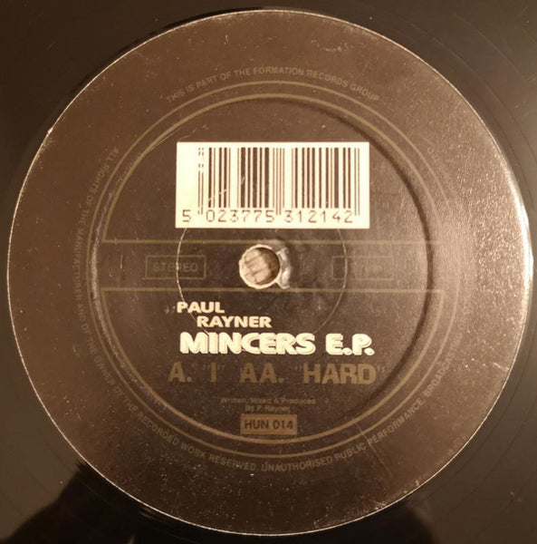 Paul Rayner : Mincers E.P. (12", EP)