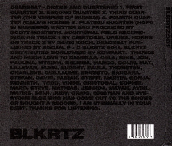 Deadbeat : Drawn And Quartered (CD, Album)