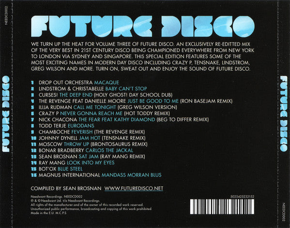 Various : Future Disco Vol. 3 - City Heat (CD, Comp, Mixed)