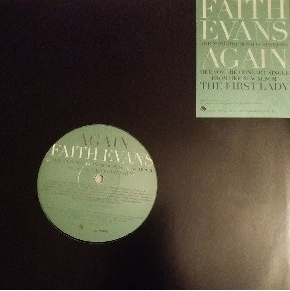 Faith Evans : Again (12", Promo)