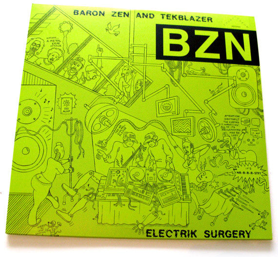 Baron Zen And Tek Blazer : Electrik Surgery (12", EP)