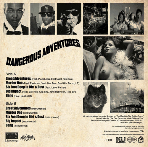 Lewis Parker : Dangerous Adventures (12", EP)