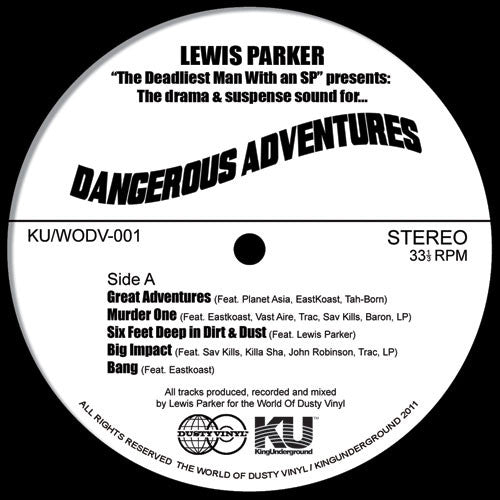 Lewis Parker : Dangerous Adventures (12", EP)
