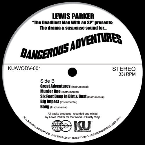 Lewis Parker : Dangerous Adventures (12", EP)