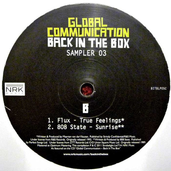 Global Communication : Back In The Box (Sampler 03) (12", Smplr)