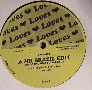 Lono Brazil : A Mr Brazil Edit (Disco Unusual Social Club) (12", EP, Promo)