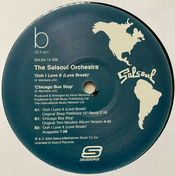 The Salsoul Orchestra : Ooh I Love It (Love Break) / Chicago Bus Stop (12", RM)