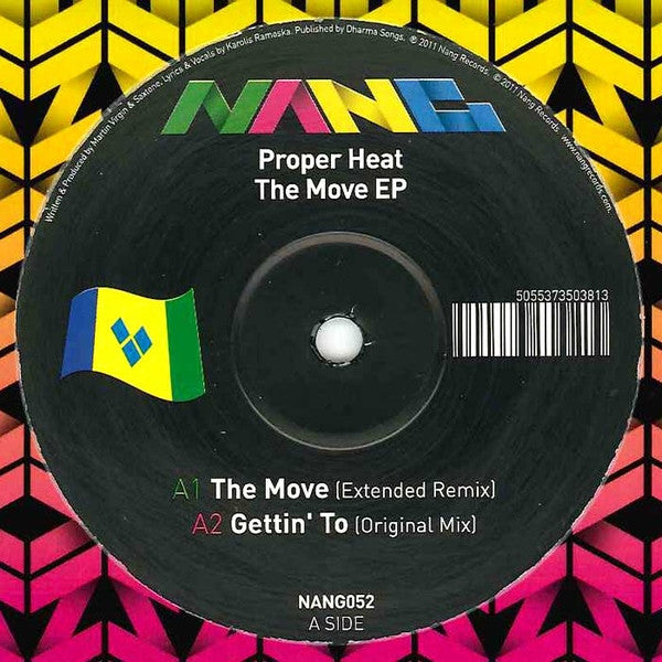 Proper Heat : The Move EP (12", EP)