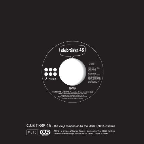 Renegades Of Jazz / Timax : Moo Juice (Benji Boko & Boy Com Remix) / Ramsey's Groove (Renegades Of Jazz Remix) (7", Ltd, 45r)