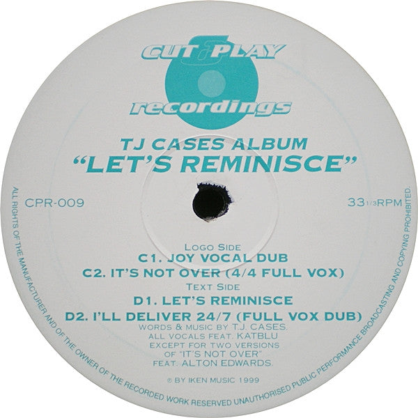 TJ Cases : Let's Reminisce (2x12", Album)