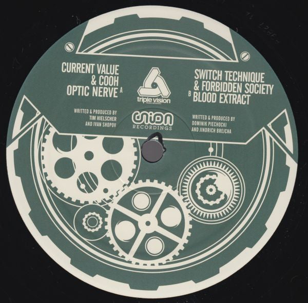 Current Value & Cooh / Switch Technique & Forbidden Society : Optic Nerve / Blood Extract (12")