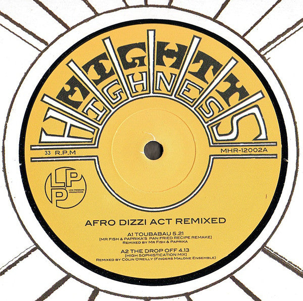 Afro Dizzi Act : Afro Dizzi Act Remixed (12")