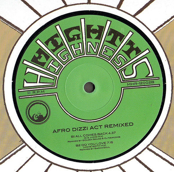 Afro Dizzi Act : Afro Dizzi Act Remixed (12")