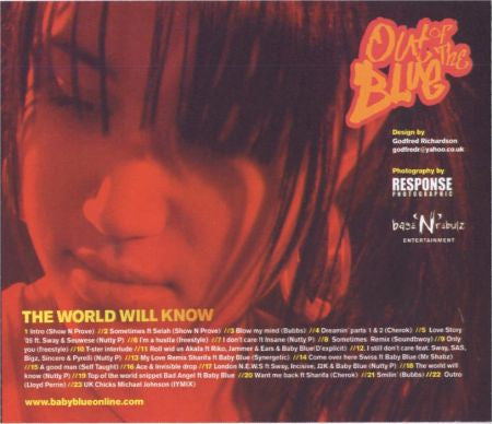 Baby Blue (2) : Out Of The Blue Volume 2  The World Will Know (CD, Album)