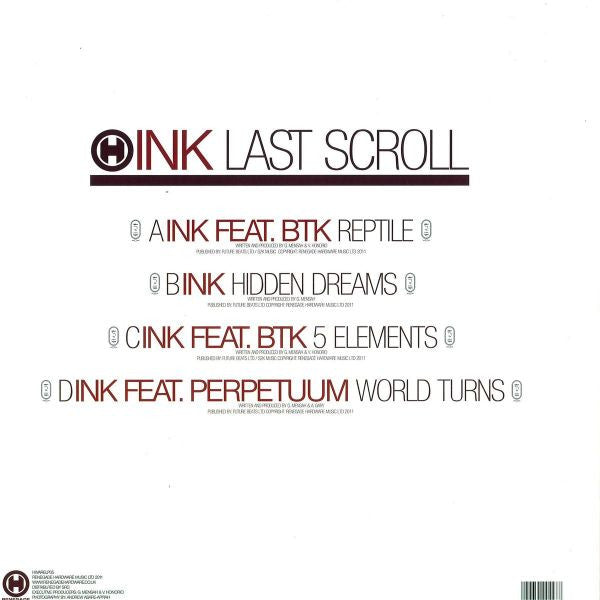 DJ Ink : Last Scroll (2x12", Album)