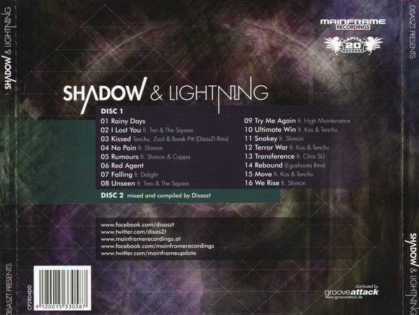 Disaszt : Shadow & Lightning (CD, Album + CD, Mixed)