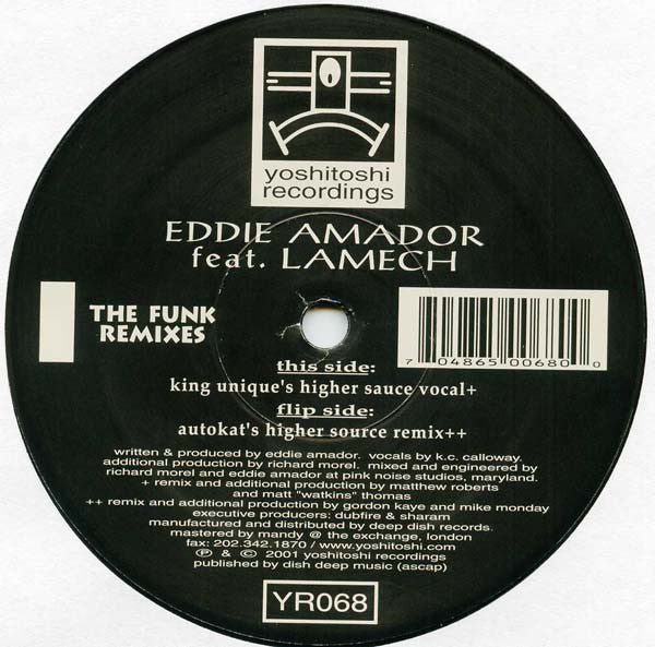 Eddie Amador : The Funk (Remixes) (2x12")