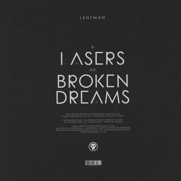 Lenzman : Lasers / Broken Dreams (12")