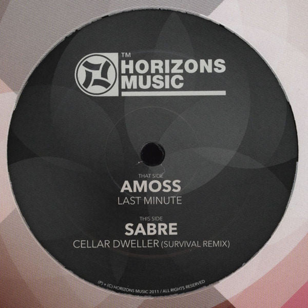 Amoss / Sabre : Last Minute / Cellar Dweller (Survival Remix) (12")