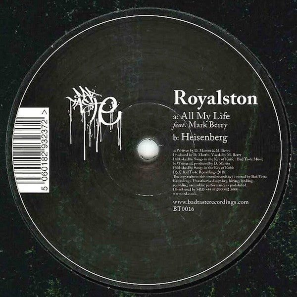 Royalston : All My Life / Heisenberg (12")