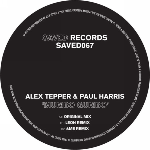 Alex Tepper & Paul Harris : Mumbo Gumbo (12")