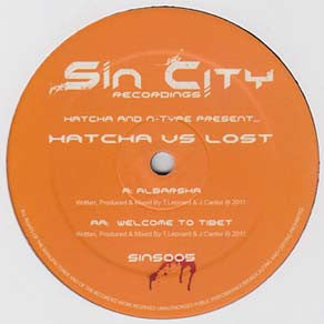 DJ Hatcha vs Lost (11) : Albarsha / Welcome To Tibet (12")