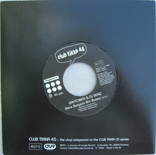 Mr. Confuse / Daytoner & DJ Benz : Hurricane Jane / Benz Bargain Bin Bossa (7")