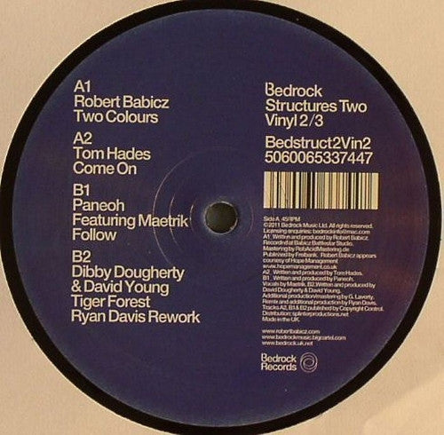 Various : Bedrock Structures Two (12", Comp, Ltd, 2/3)