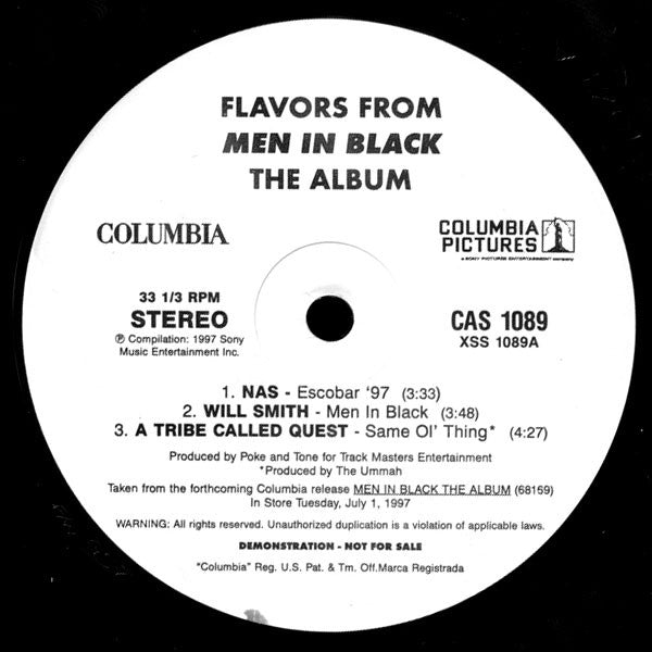 Various : Flavors From Men In Black The Album (12", Promo, Smplr)