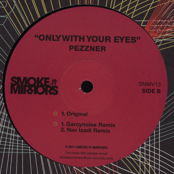 Pezzner : Only With Your Eyes (12")