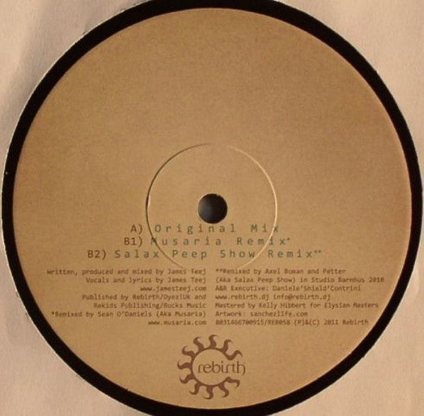 James Teej : Night Wears Thin (12")