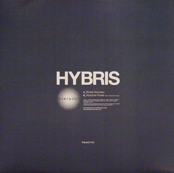 Hybris (5) : Bossa Nouveau / Absolute Power (12")