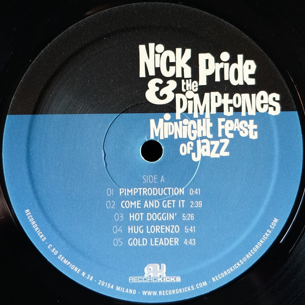 Nick Pride & The Pimptones : Midnight Feast Of Jazz (LP, Album)
