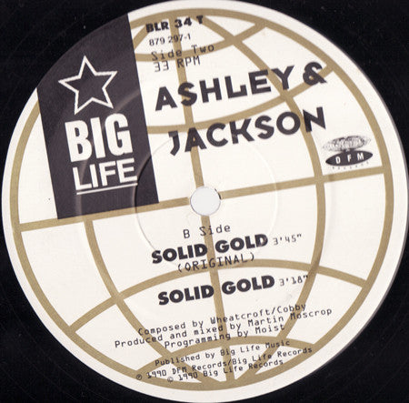 Ashley & Jackson : Solid Gold (12")