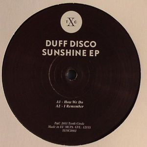 Duff Disco : Sunshine EP (12", EP)