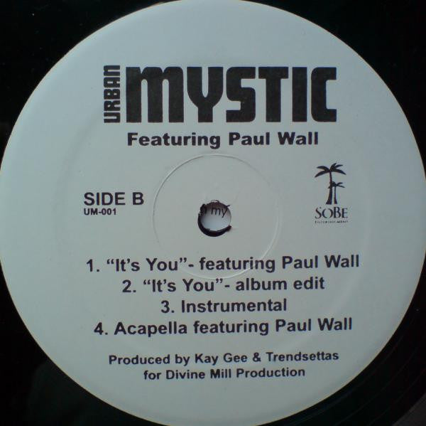 Urban Mystic Featuring Paul Wall : It's You (12")