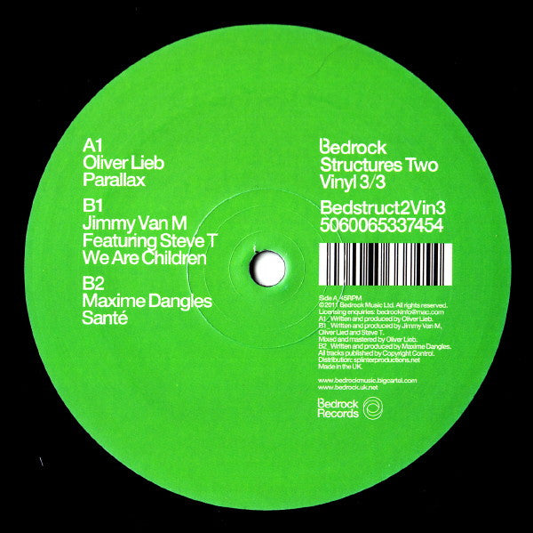 Various : Bedrock Structures Two (12", Comp, Ltd, 3/3)