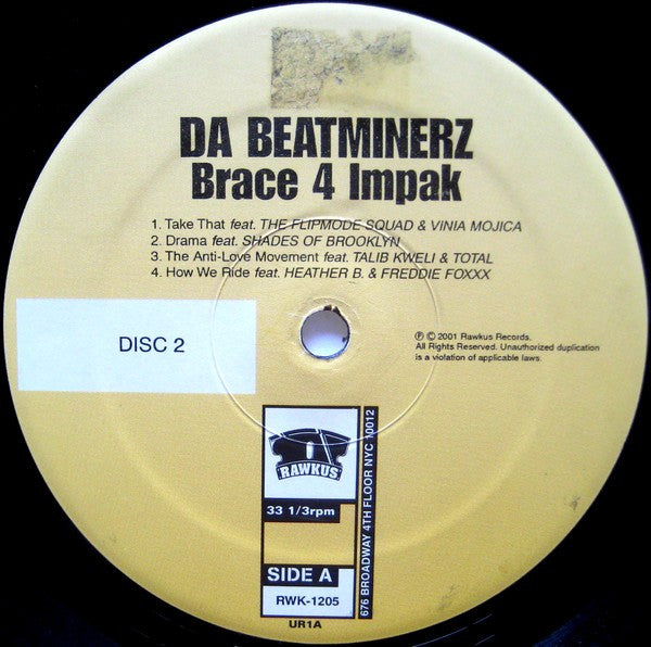 Da Beatminerz : Brace 4 Impak (2xLP, Album)