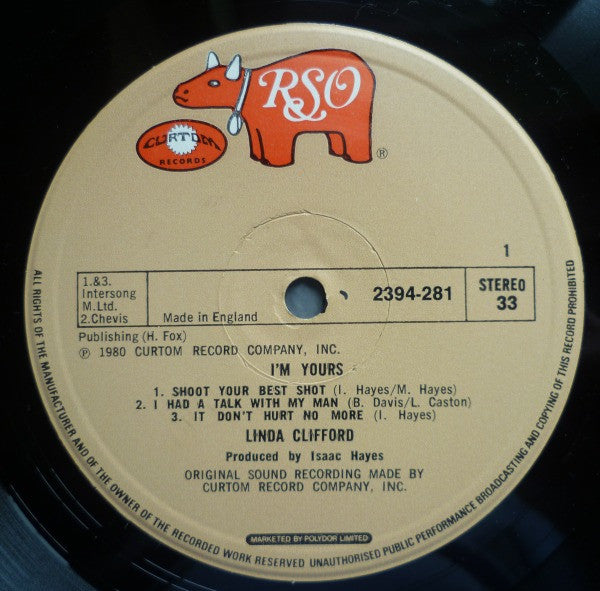 Linda Clifford : I'm Yours (LP, Album)
