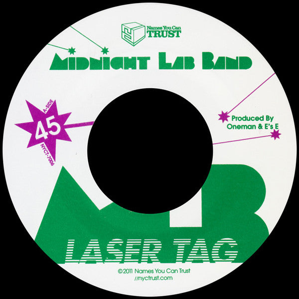 Midnight Lab Band : Laser Tag (7", Single)
