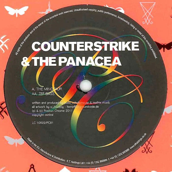 Counterstrike & Panacea : The Minotaur / Zef Bass (12")